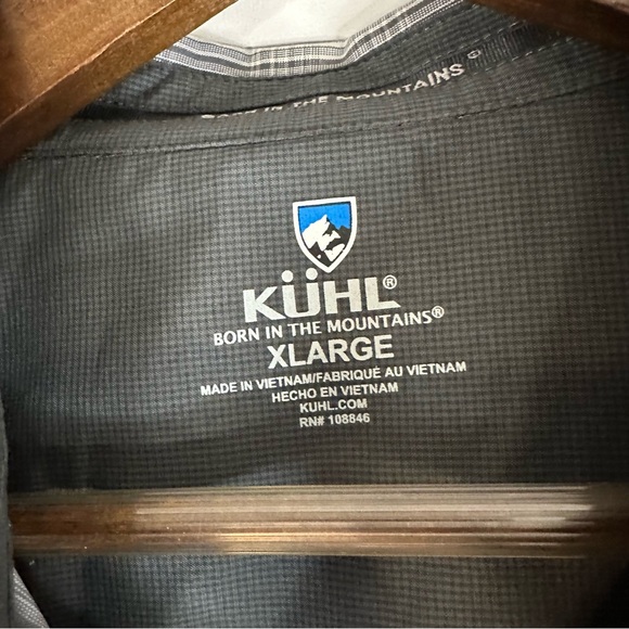 KUHL Men’s Size XL Shirt Button Down Plaid Long Sleeve Style Performance - Picture 7 of 15